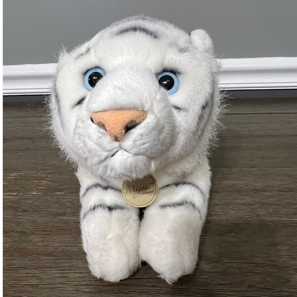 Miyoni by Aurora Other - Miyoni by Aurora White Tiger Plush Stuffed Animal Realistic Blue Eyes Realistic